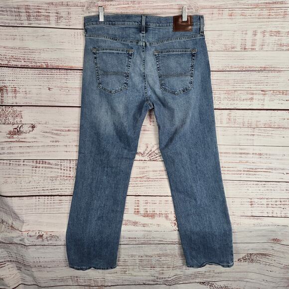 Hollister Epic Flex Men Straight Leg Jeans 34 Blue Casual Western Denim Gorpcore - Picture 2 of 14